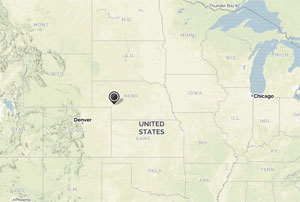 Map of Nebraska