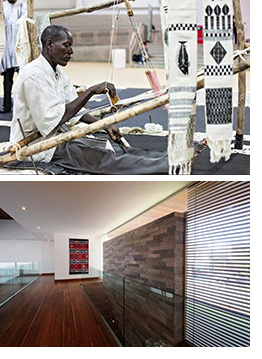 Massan Dembele, master weaver and cutting edge interior design