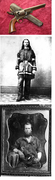 Colt Navy, Wild Bill Hickock and '49er with Colt