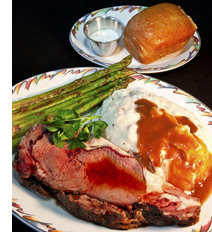 Delicious Prime Rib Dinner