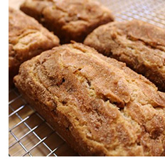 Delicious Snickerdoodle Bread Loaves