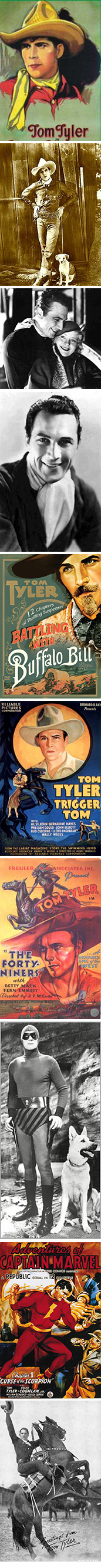 Collage of Tom Tyler Photos and Posters
