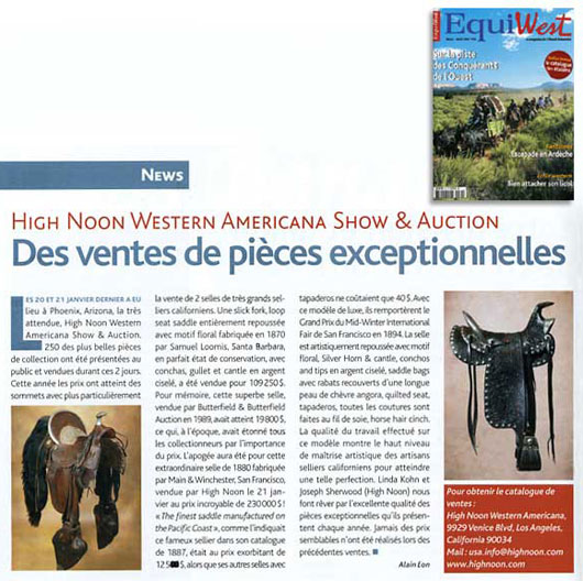 EquiWest article