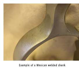 Example of a Mexican Welded Shank