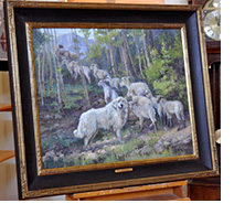 Author's painting Gardian of the Meek